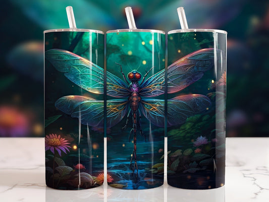 Tumbler | Dragonfly 16| Beautiful bright colors | MOM | Gift | BFF | funny| Beautiful colors| Angel