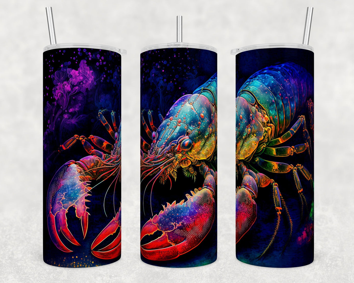 Tumbler | Crawfish Alcohol ink| Hot Mess| Sarcasm | MOM | Gift | BFF | funny| Beautiful colors