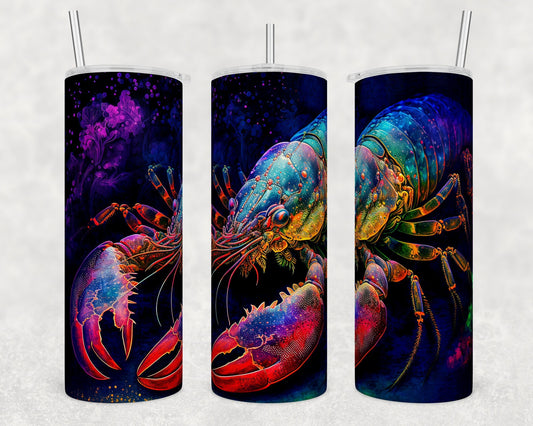 Tumbler | Crawfish Alcohol ink| Hot Mess| Sarcasm | MOM | Gift | BFF | funny| Beautiful colors