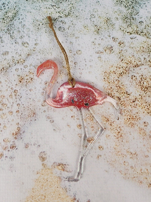 Resin | Flamingo #2 | Resin art |