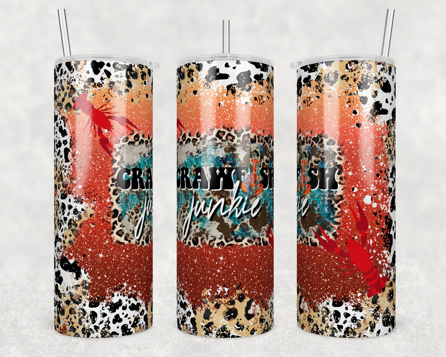 Tumbler | Crawfish junkie 6 | my happy place |HOT mom summer | Sarcasm | beach| ocean | Gift | BFF | Profanity| funny|