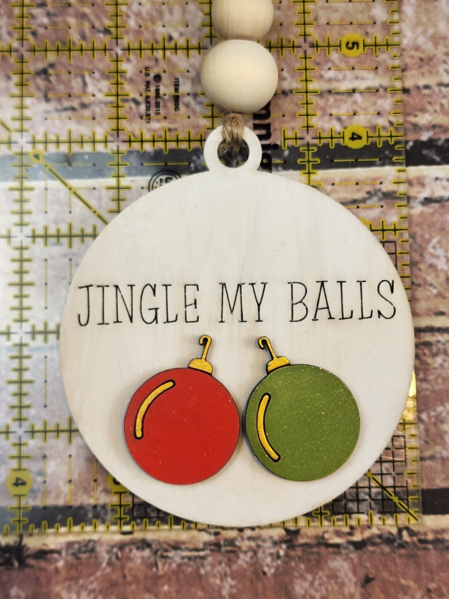 Ornament|  Jingle my balls |  gift | Friend gift | friends | naughty