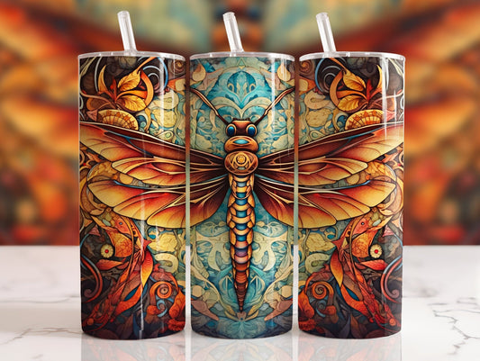 Tumbler | Dragonfly 1| Beautiful bright colors | MOM | Gift | BFF | funny| Beautiful colors| Angel