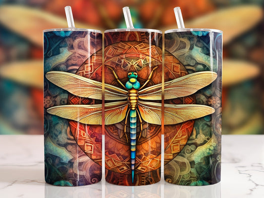Tumbler | Dragonfly 2| Beautiful bright colors | MOM | Gift | BFF | funny| Beautiful colors| Angel