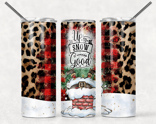Tumbler | Up to snow good | Drinkware | Christmas | gift
