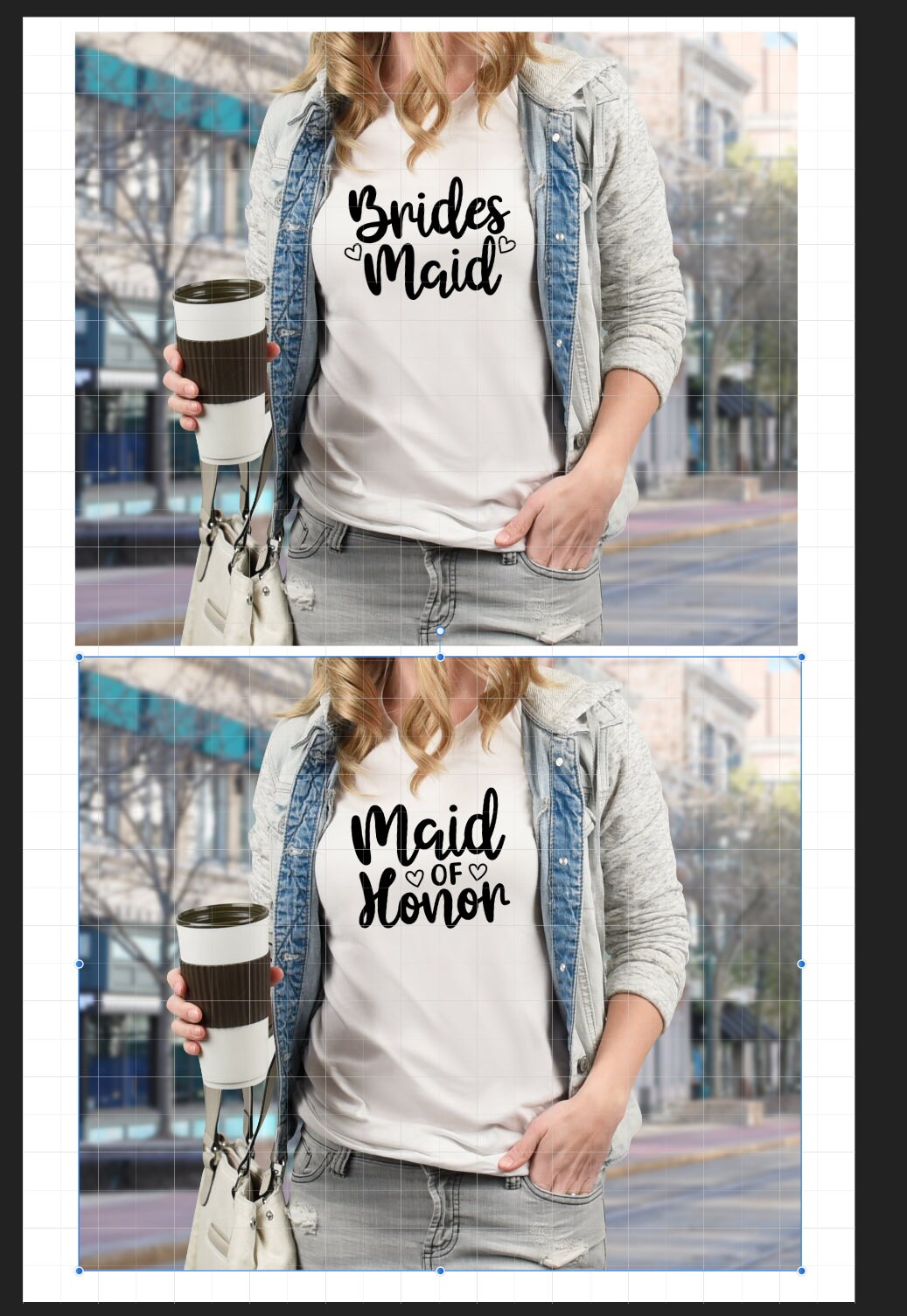 Bridal package | Floral EM1 tumbler, Tshirt and tote package