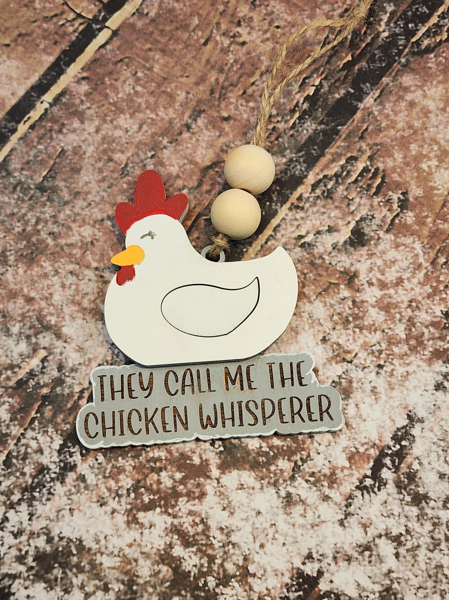 Ornament| They call me the Chicken whisperer | ornament |  gift | Friend gift | Farm lover