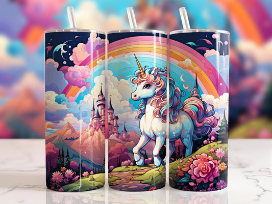 Tumbler | Unicorn tumbler 24| Fantasy | girls or boys | Gift | BFF | special someone