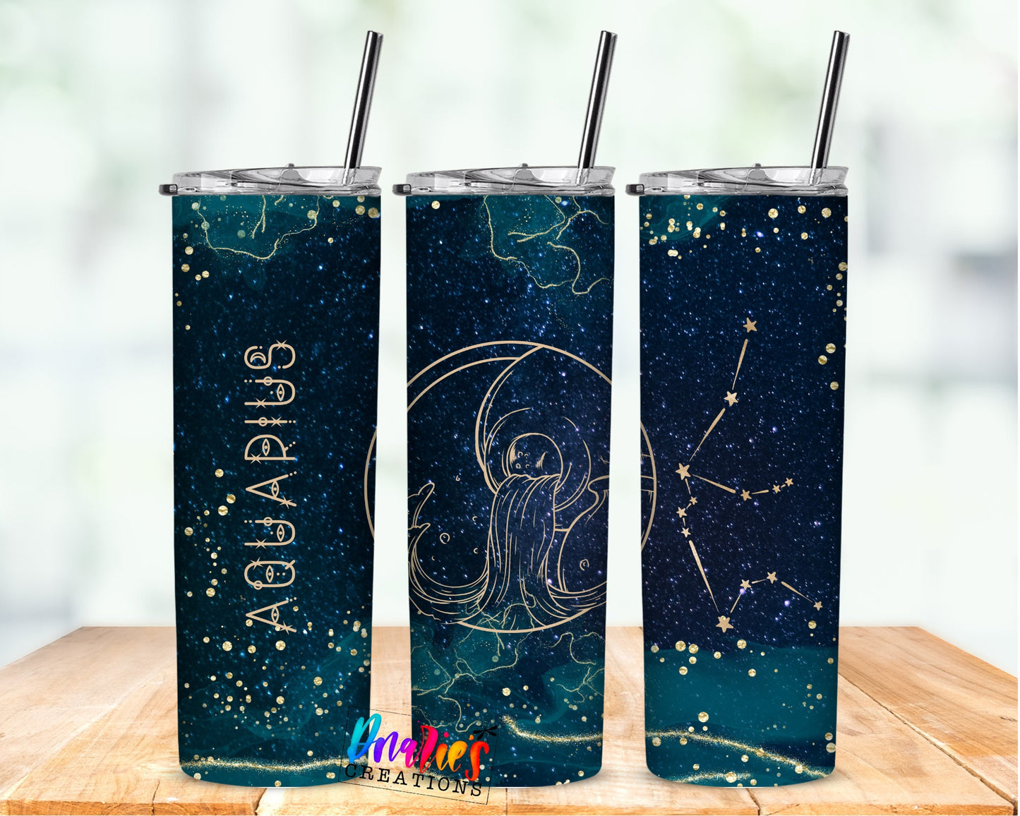 Tumbler | Aquarius| Celestial | Sarcasm | MOM | Gift | BFF | funny| Beautiful colors