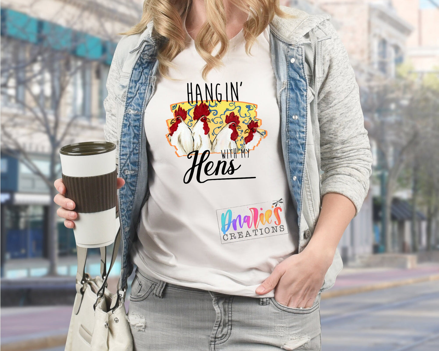 T-shirt | Hangin' with my hens | Life is better in the coop  | Queen of the henhouse | Farming | Chicken love | chickens | Beer | summer