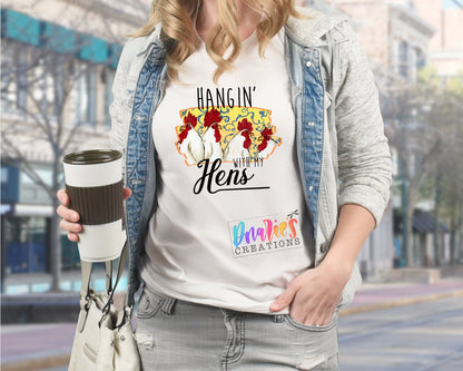 T-shirt | Hangin' with my hens | Life is better in the coop  | Queen of the henhouse | Farming | Chicken love | chickens | Beer | summer