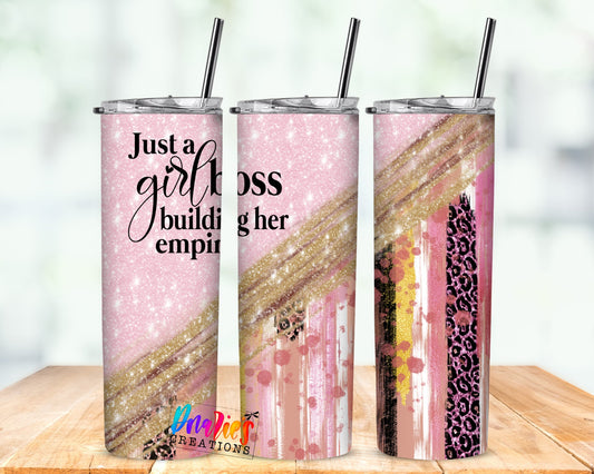 Tumbler | Just a girl boss building her empire 2| Hot Mess| Sarcasm | MOM | Gift | BFF | funny| Beautiful colors| other