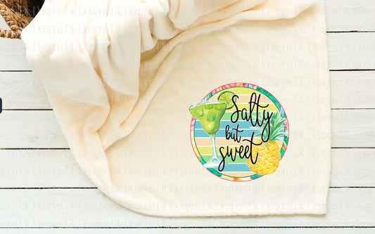 Blanket | Salty but sweet, Tequila, BFF's gift, Farmhouse, bohemian, free spirit, Great GIFT