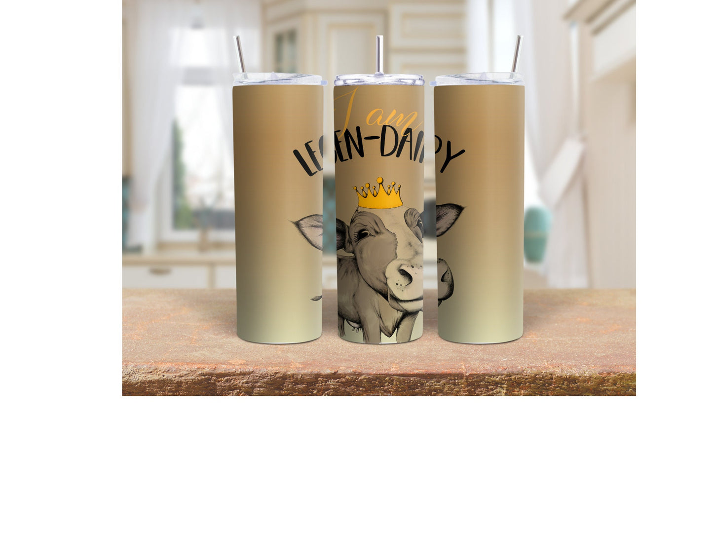 Tumbler | I am legendary | Gift | Sarcasm| OSFA |Great Gift- Ladies-Cows