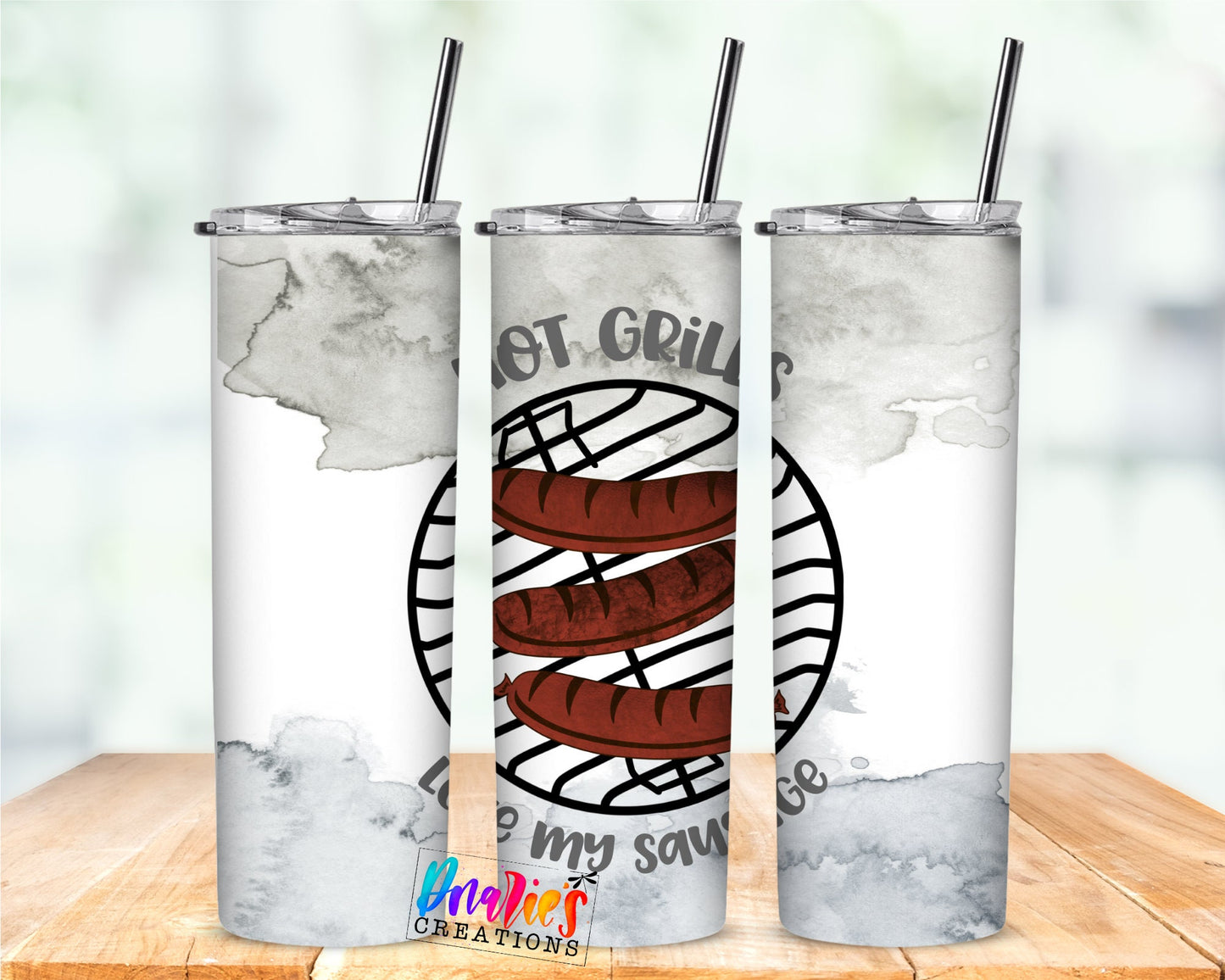 Tumbler |Dirty Griller 2 |Hot Grills love my sausage |summer | Sarcasm | beach| ocean | Gift | BFF | Food| funny |cookouts | naughty