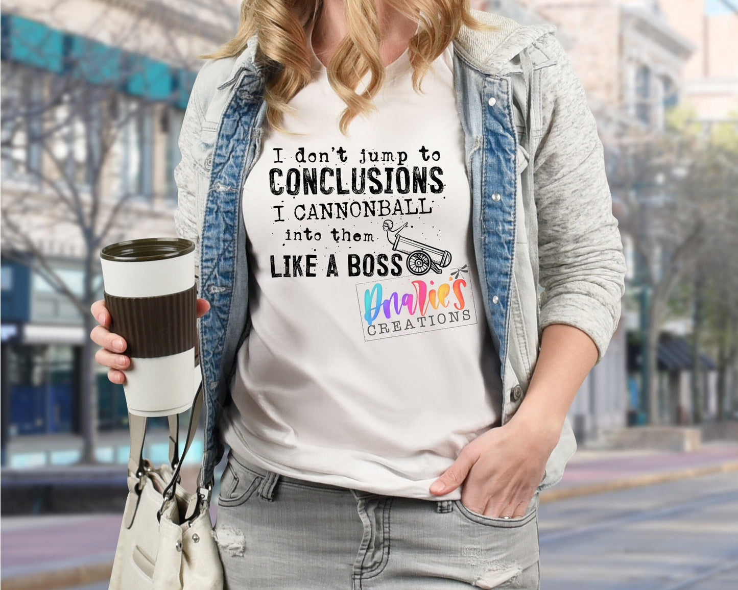 T-shirt |I don't jump to conclusions... I cannonball into them like a boss| Flowers | Drama |Drinking| Beer | summer |