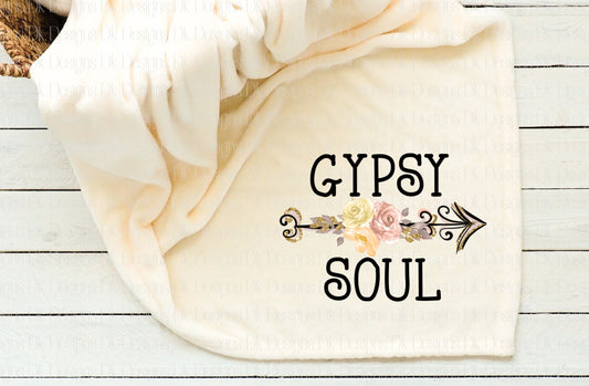 Blanket | Gypsy Soul, Fearless, bohemian, free spirit, Great GIFT