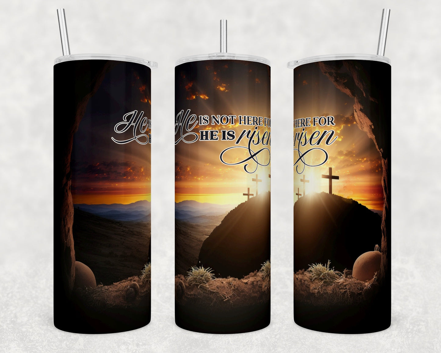 Tumbler | He is not here for he has risen  | Gift | Sarcasm| OSFA |Great Gift-