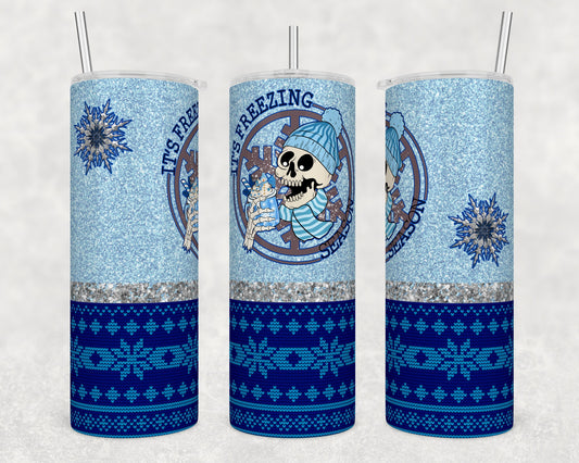 Tumbler | It's Freezing Season | books | girls or boys | Gift | BFF | special someone | Christmas | Gnomes | cold