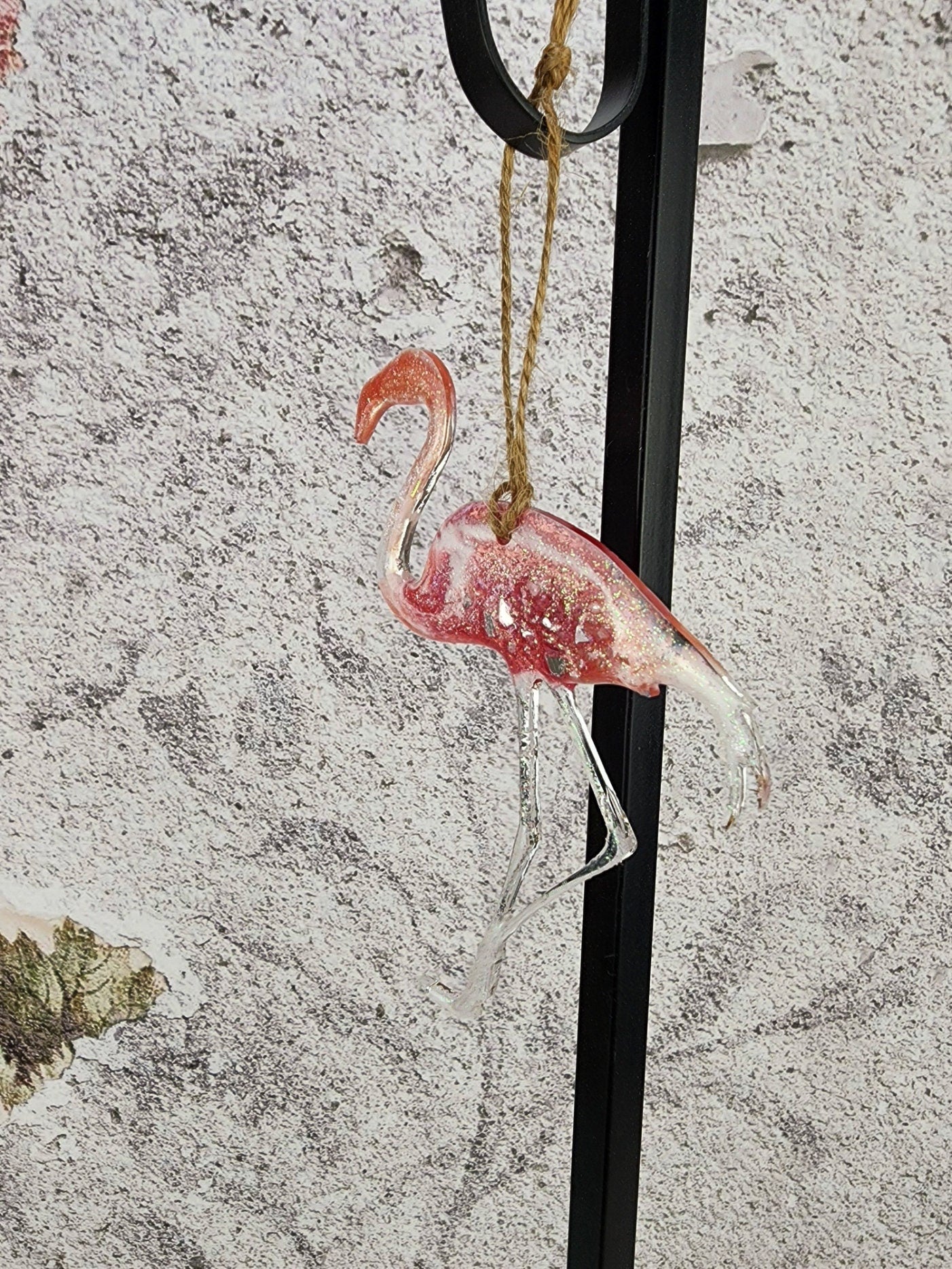 Resin | Flamingo #2 | Resin art |