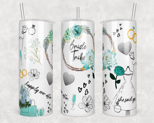 Tumbler | Bride tribe -Fun  | Bachelorette party |wedding | Bridal shower | BFF |best friends